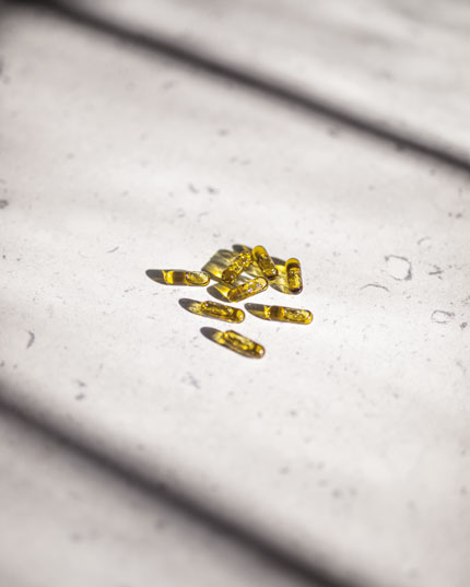 Estratto di canapa in forma di capsule Estratto di canapa in forma di capsule